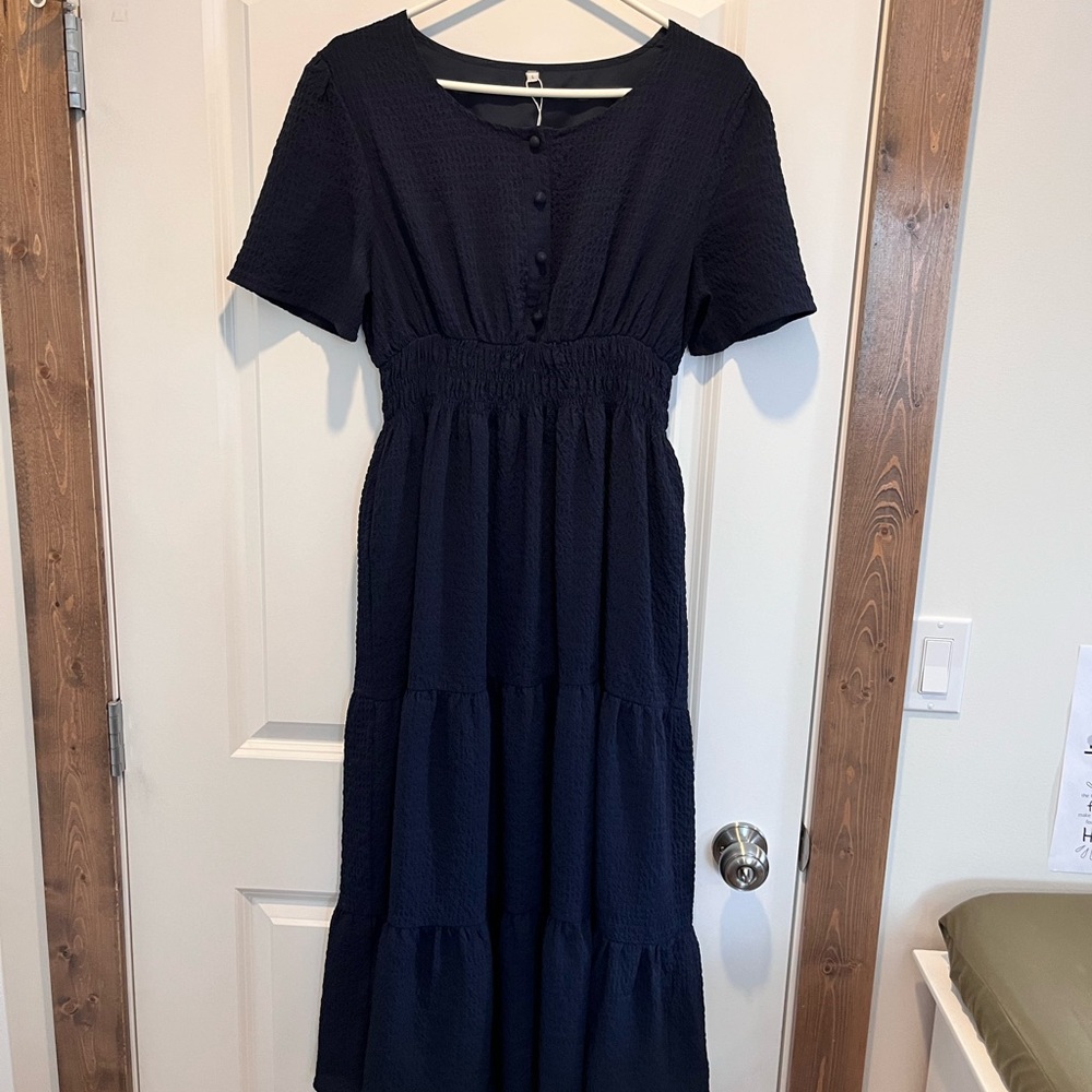 Navy Blue Dress